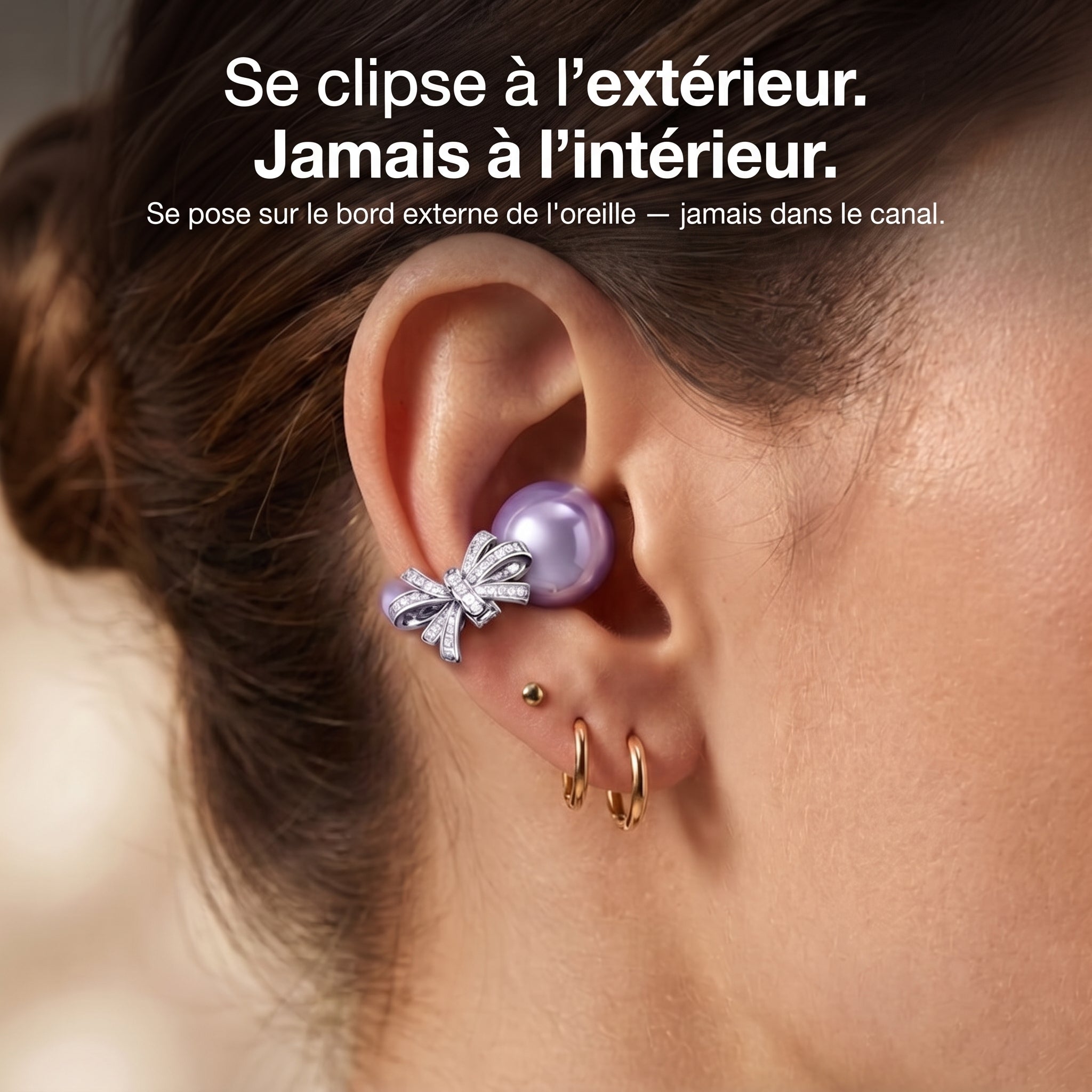 ViSound Adorn™ Clip-on Earbuds